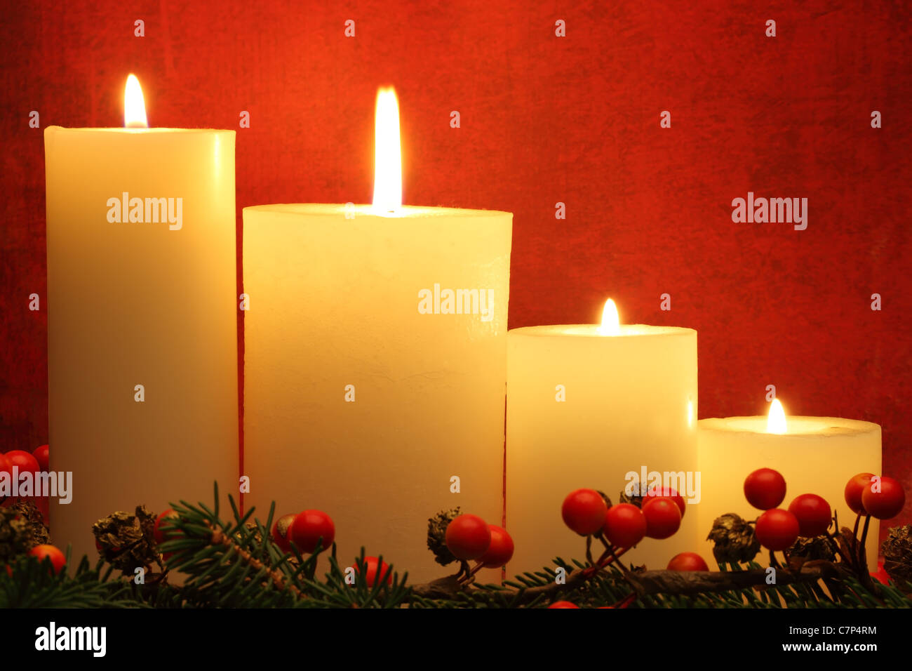 Weihnachtsabend Stockfoto