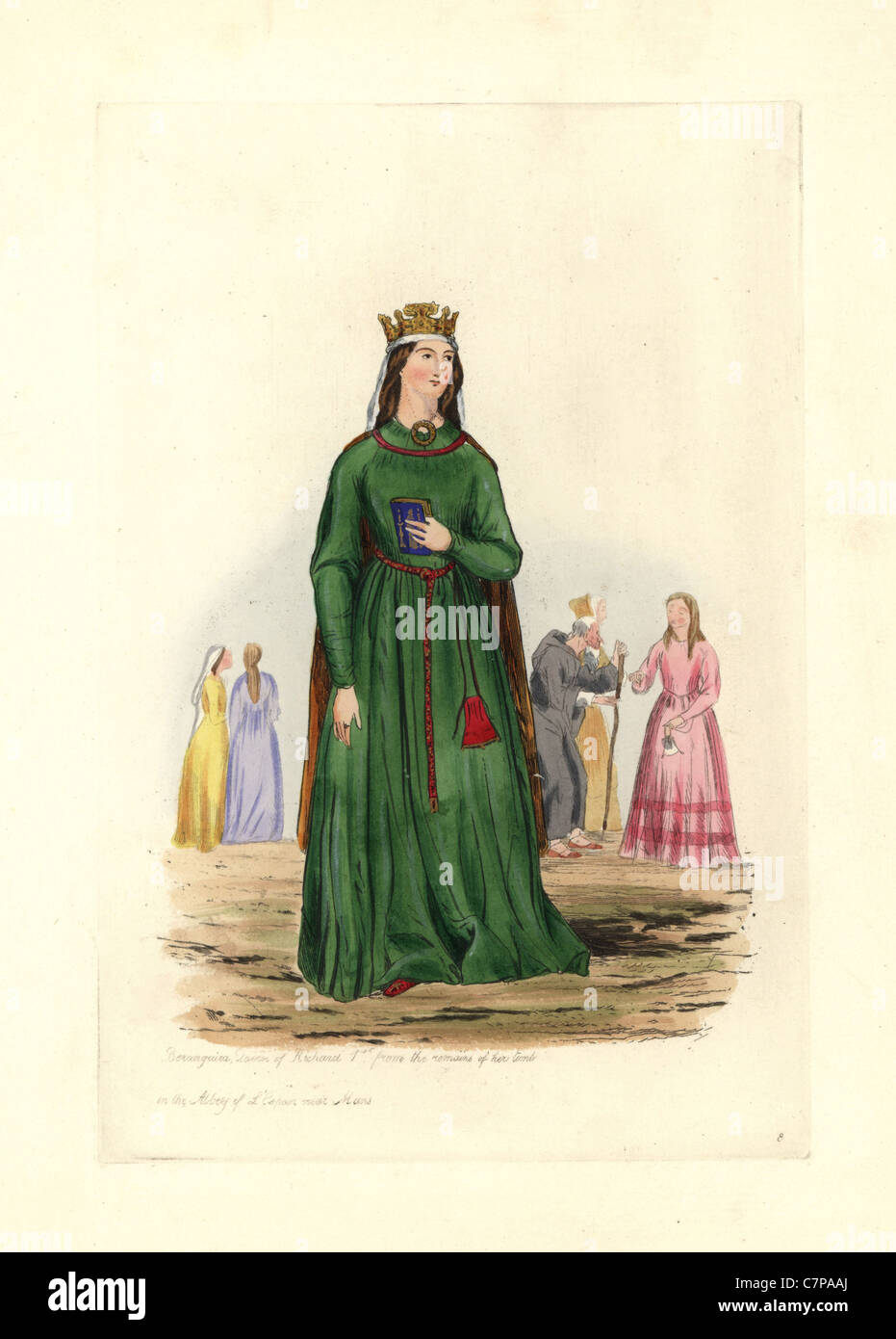 Berengaria, Königin von Richard ich (d. 1230). Stockfoto
