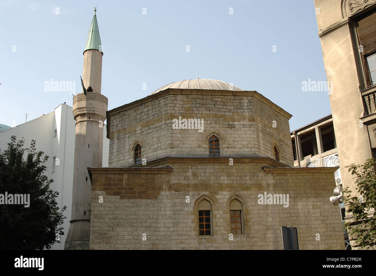 Serbien. Belgrad. Bajrakli-Moschee, erbaut im 16. Jahrhundert durch Ottoman-Reich. Stockfoto