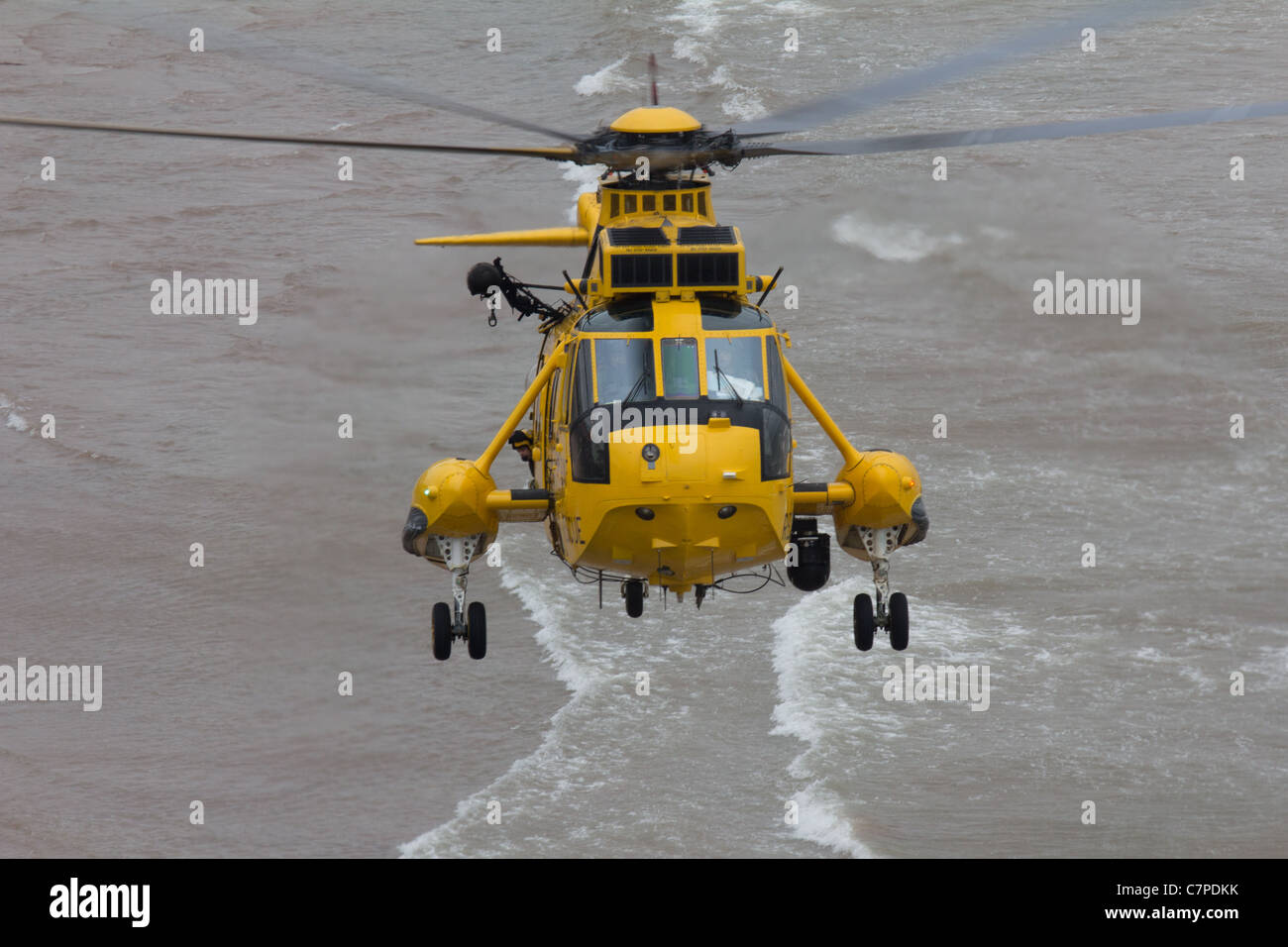 Westland Sea King Hubschrauber Royal Air Force-Suche und Rettung Stockfoto