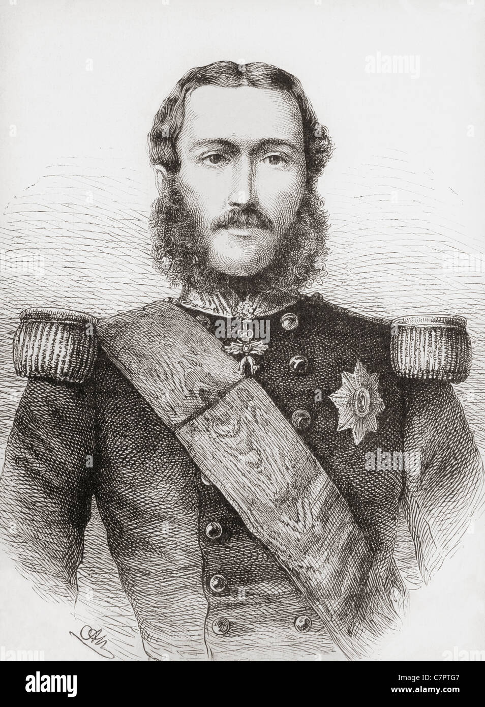 Leopold II., 1835-1909. Zweiten König der Belgier. Stockfoto