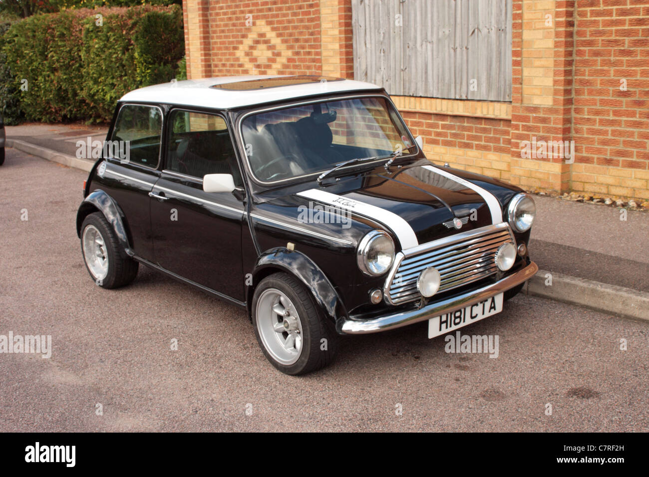 Ein 1990 1991 MK VII Rover Mini Cooper Auto Stockfoto