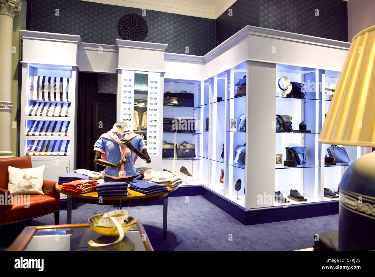 Gibt und Hawkes, Savile Row Stockfoto