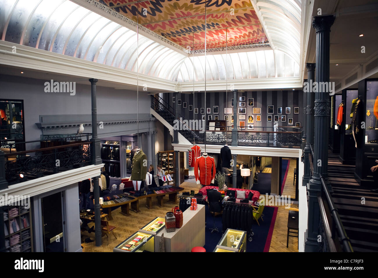 Gibt und Hawkes, Savile Row Stockfoto