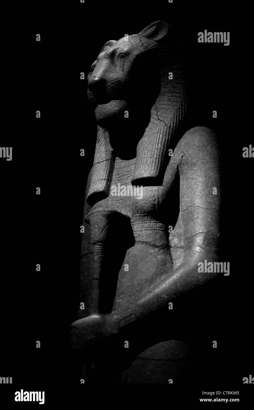 Ägyptische Statue Modell Stockfoto