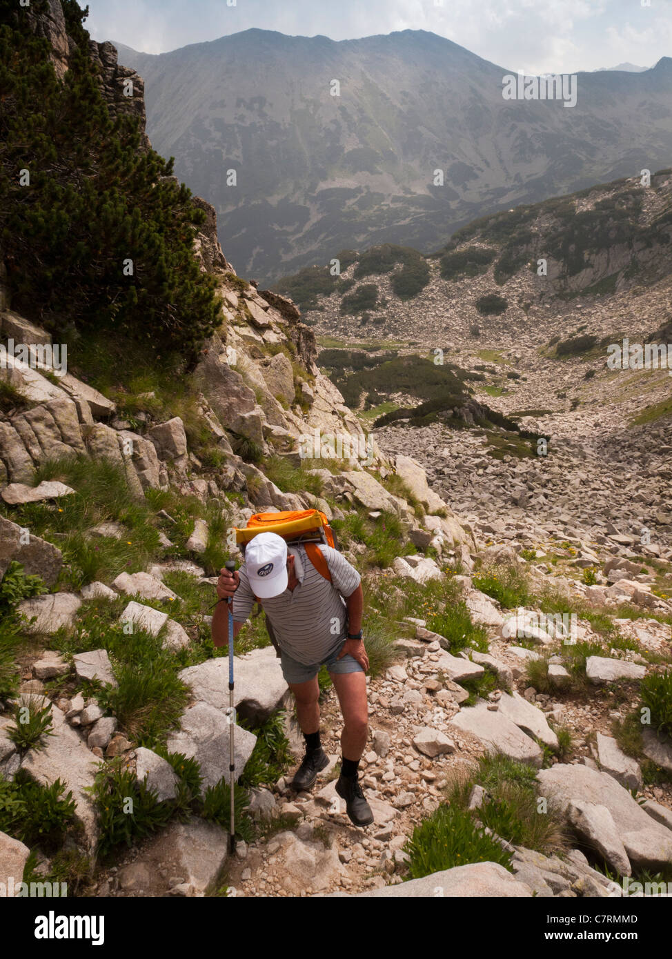 Wandern im Pirin Gebirge, Nationalpark Pirin, Bulgarien, South Eastern Europe Stockfoto