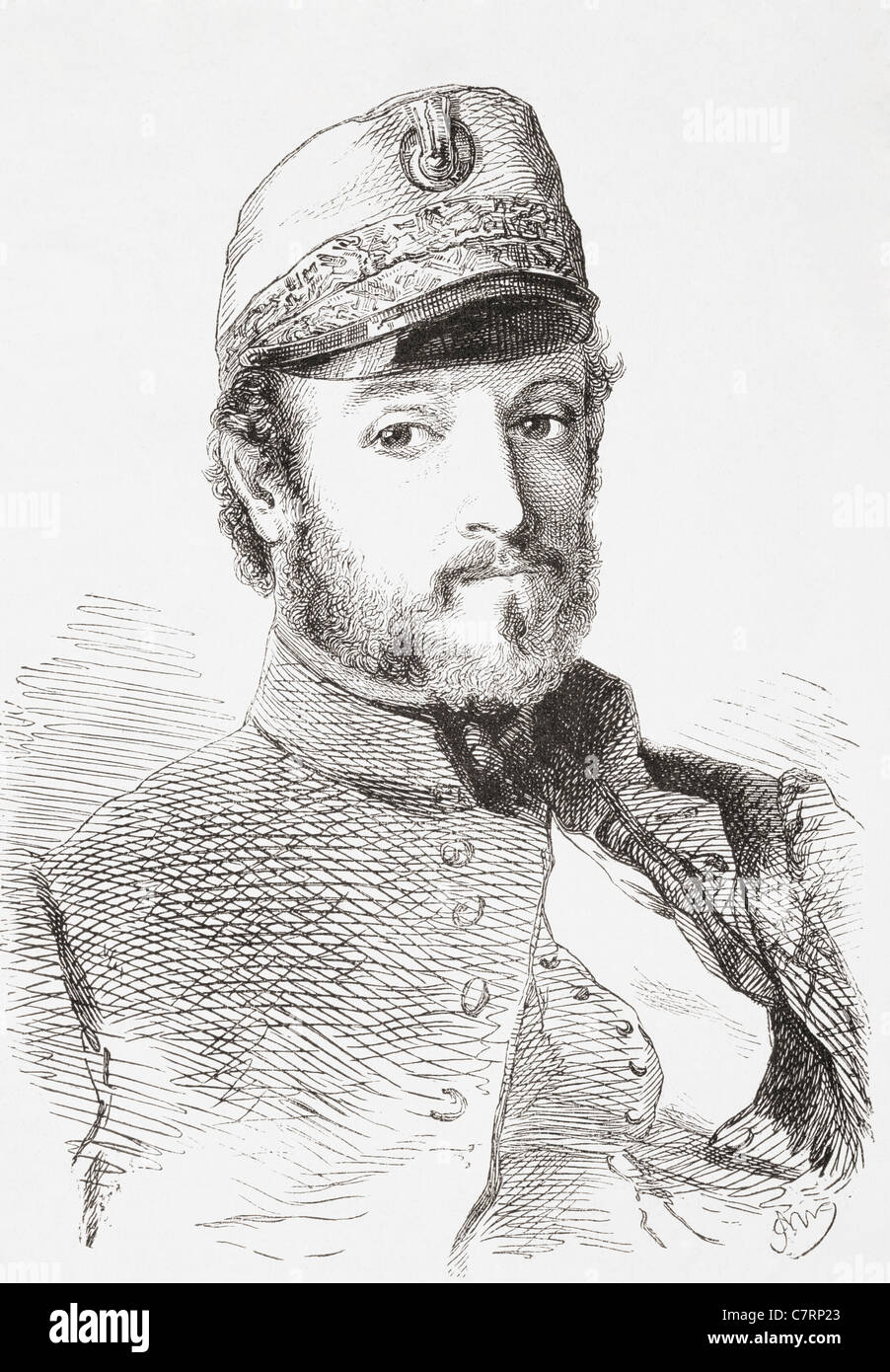 Don Juan oder Joan Prim, Marquis von Los Castillejos, Grande von Spanien, Graf von Reus, Vicomte von Bruch, 1814-1870. Stockfoto