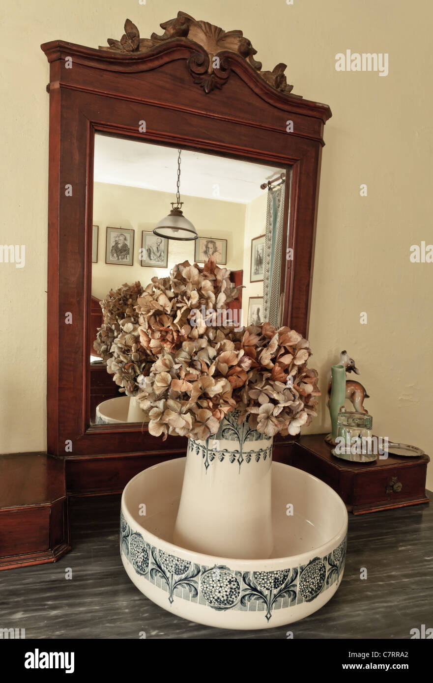 Italienische Interieur Landhausstil Piemont Italien Stockfotografie Alamy