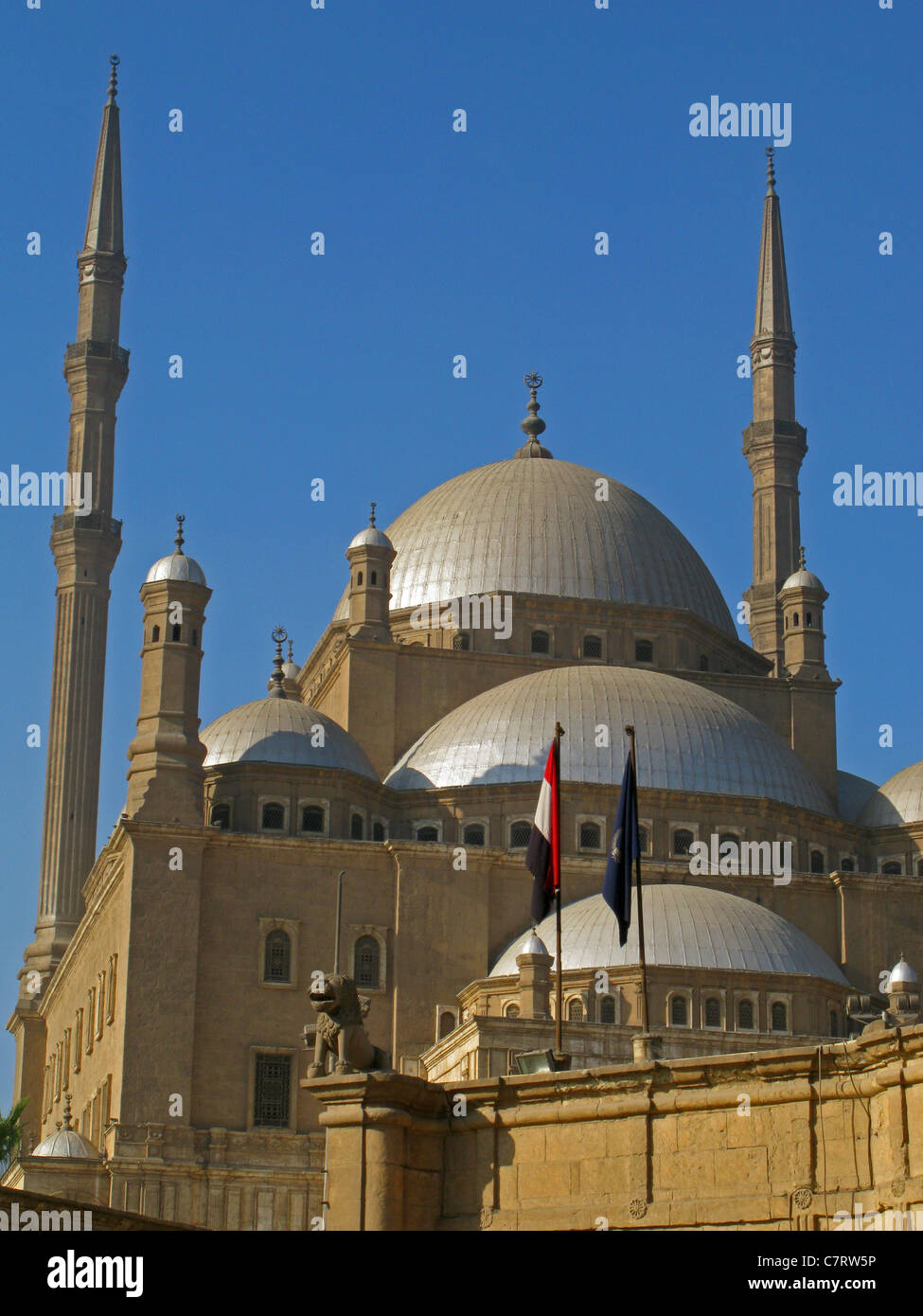 Cairo-Zitadelle - Moschee Bin El Saladins Stockfoto