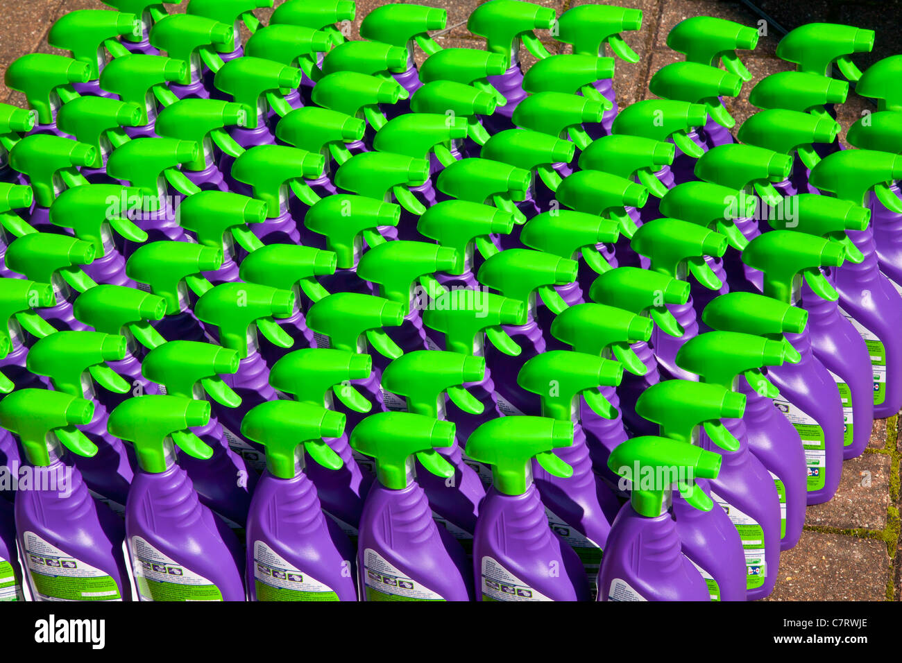Reinigungssprays Stockfoto