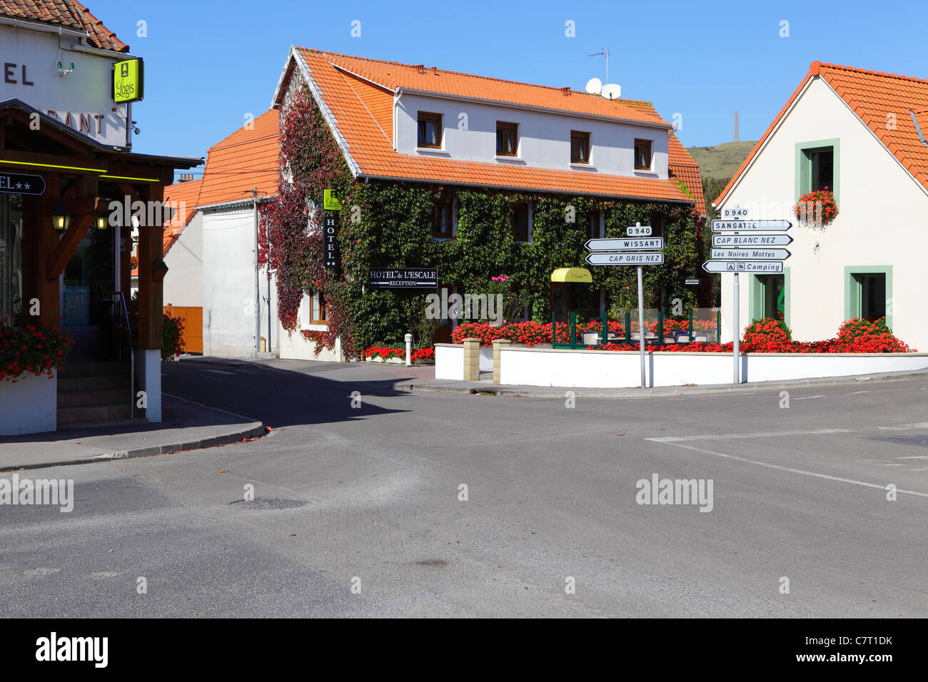 Hotel De L'Escalle Cap Blanc Nez bei Calais Frankreich Stockfoto