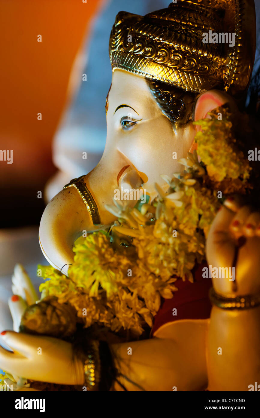Gott Ganesha Ganesh Festival, Indien. Stockfoto