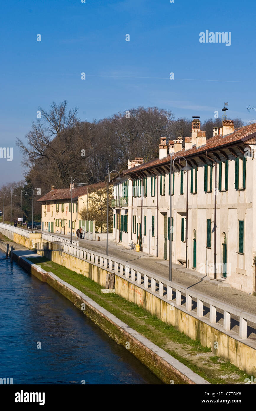 Italien, Lombardei, Robecco Sul Naviglio Stockfoto