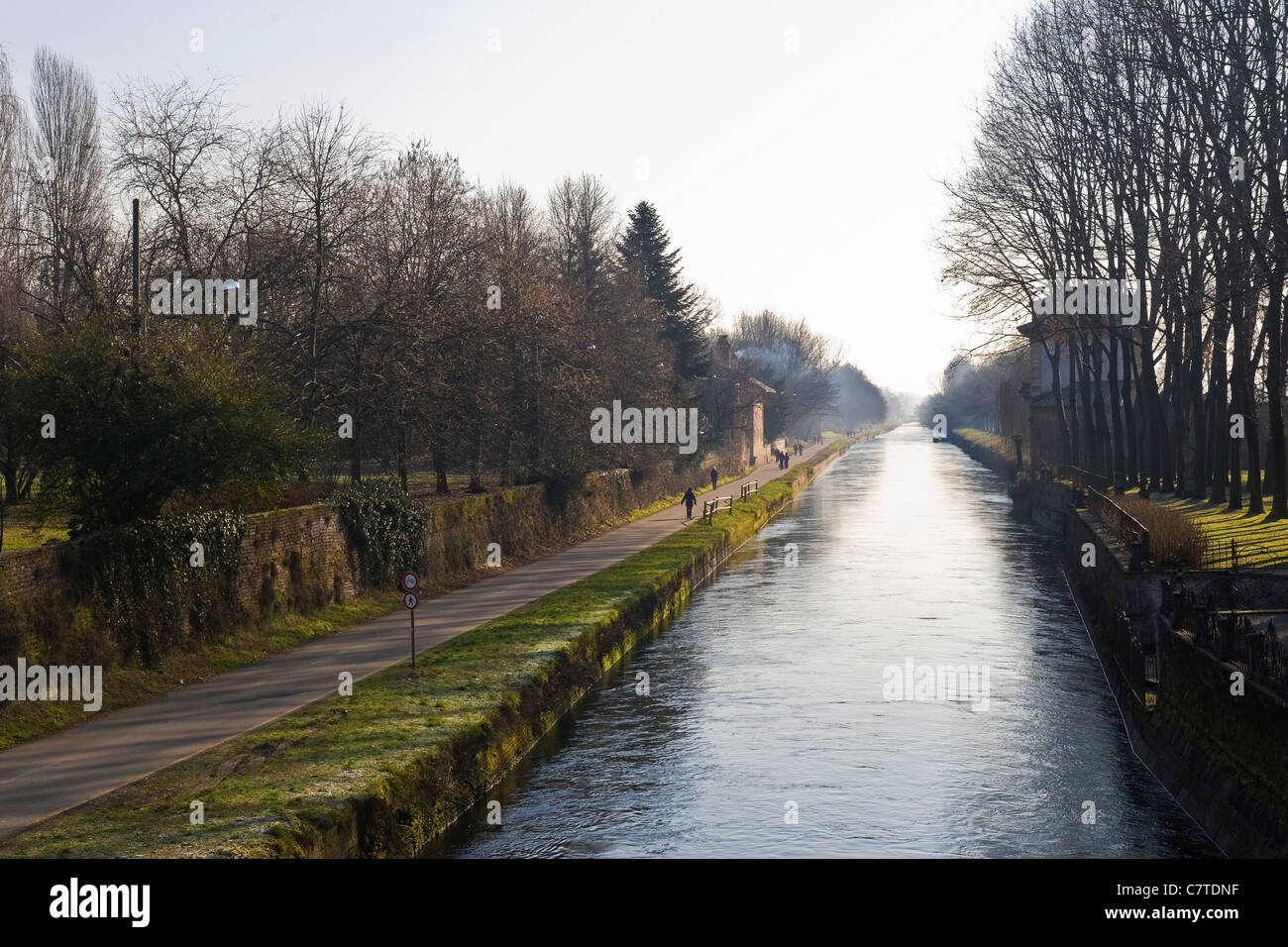 Italien, Lombardei, Robecco Sul Naviglio Stockfoto