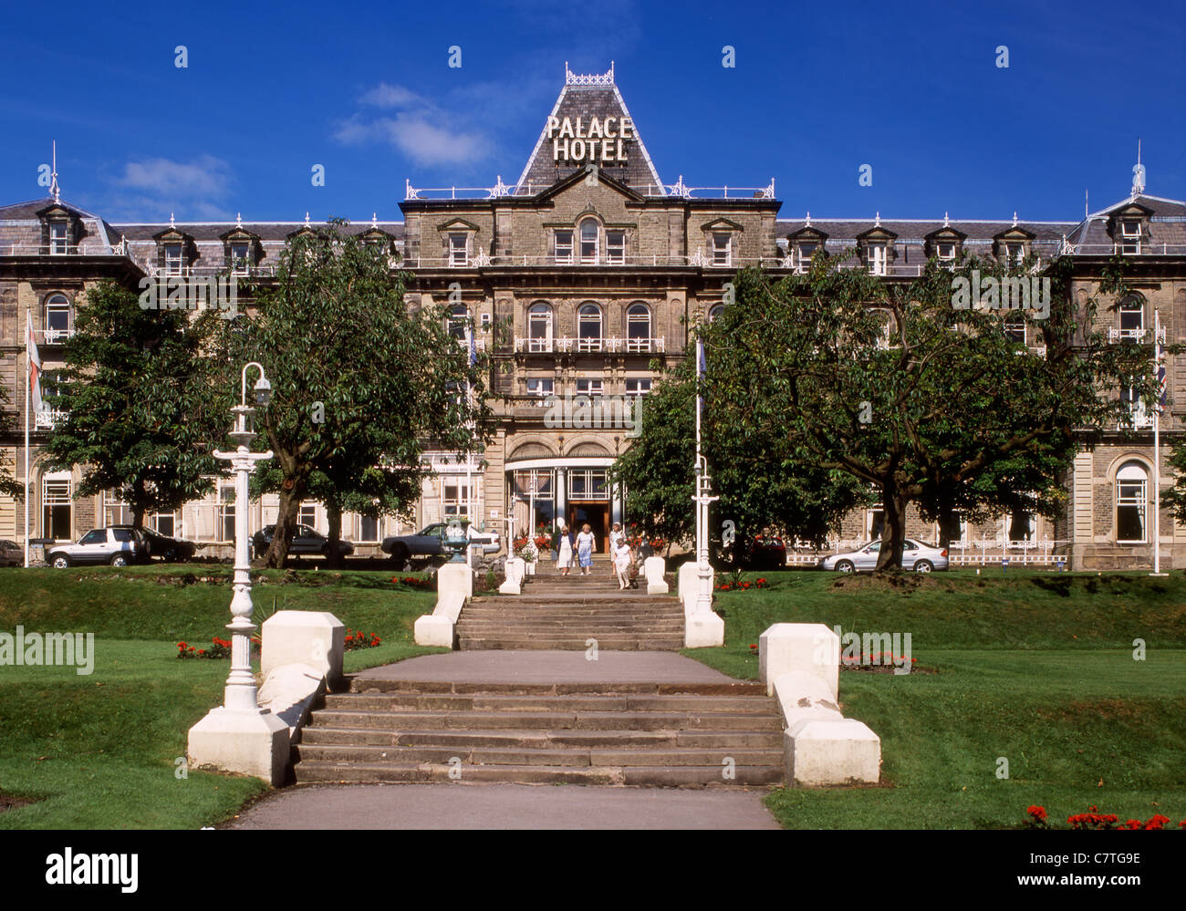 England Derbyshire Buxton Palace hotel Stockfoto