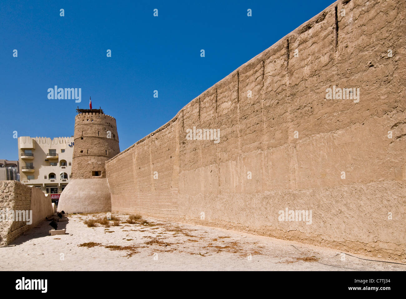 Vereinigte Arabische Emirate Dubai, Museum, Al Fahidi Fort, Nationalmuseum, Stockfoto