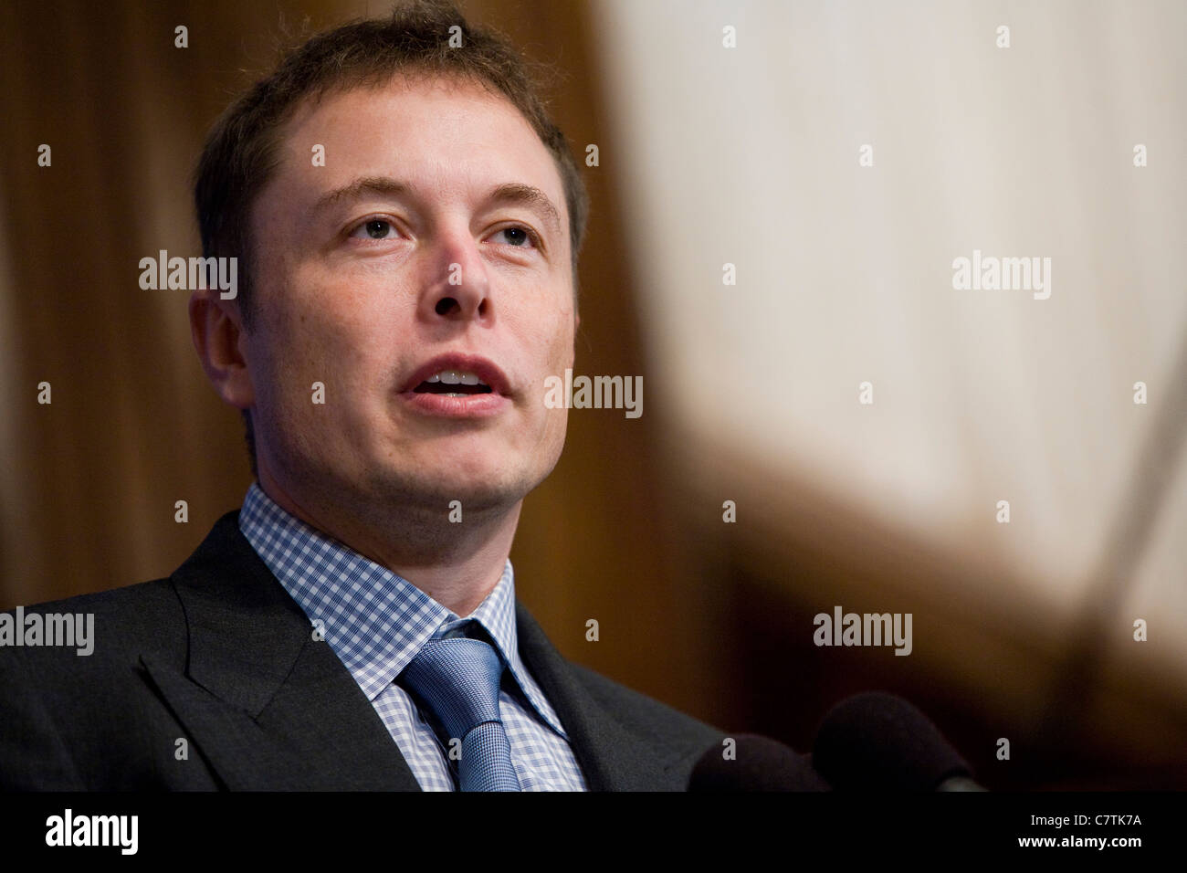 SpaceX und Tesla Motors CEO Elon Musk. Stockfoto