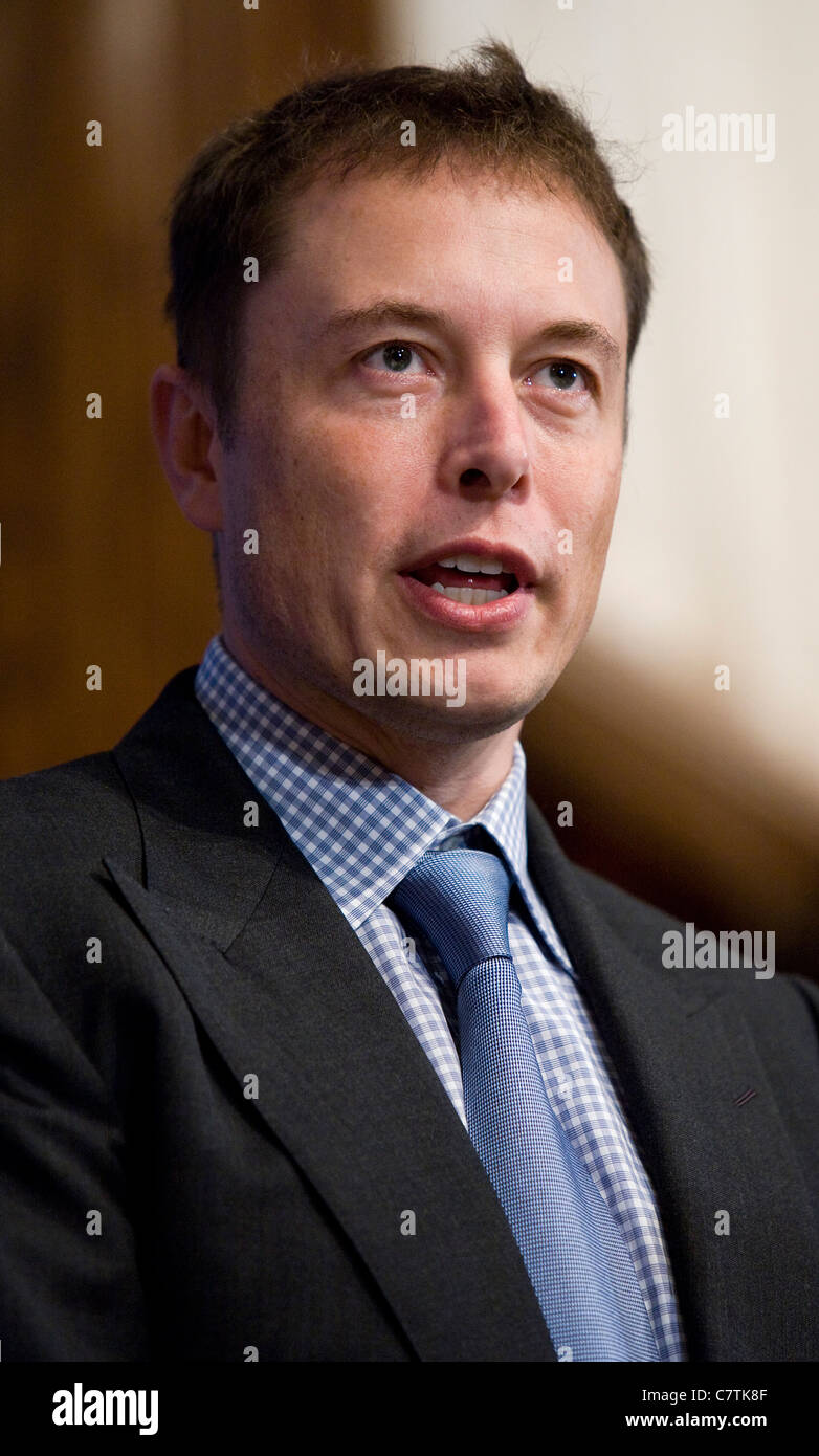 SpaceX und Tesla Motors CEO Elon Musk. Stockfoto