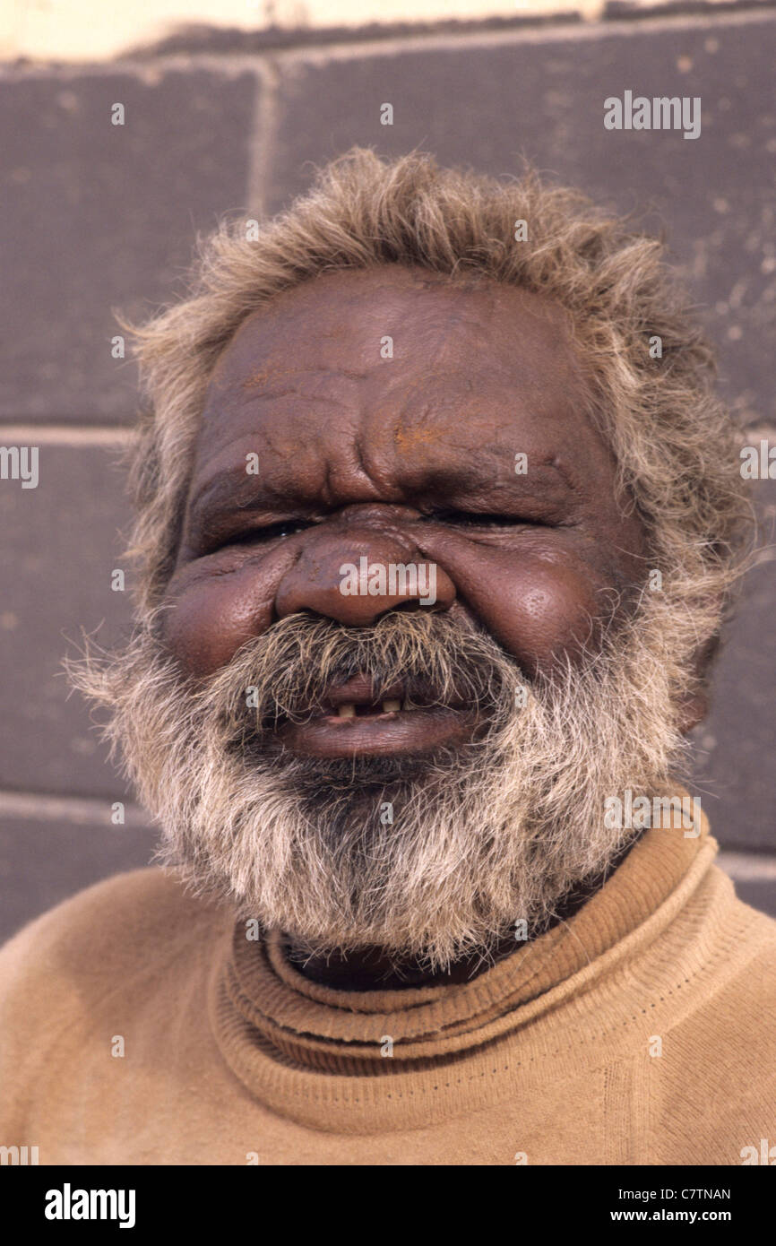 Australien, Aborigines Mann Stockfoto