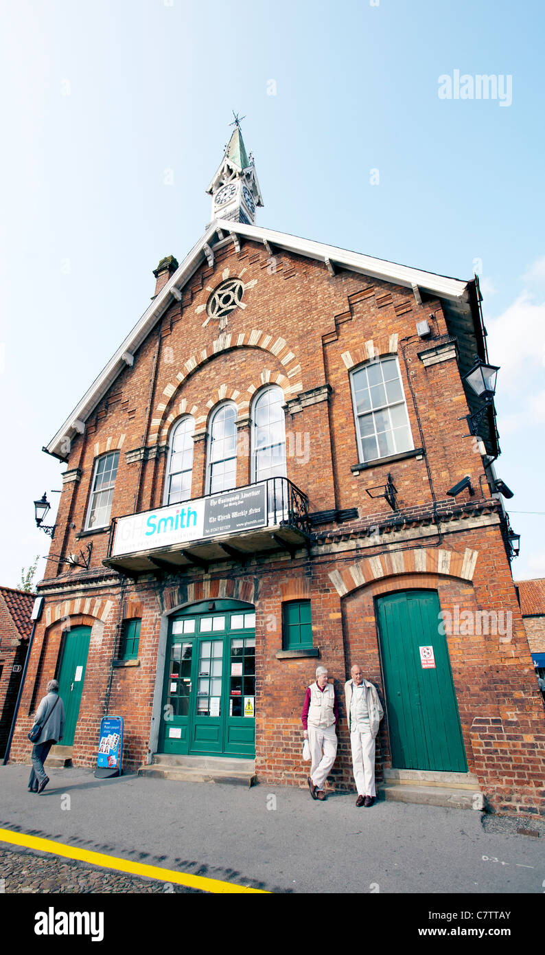 Die Easungwold Inserent & The Thirsk Weekly News, Easingwold, in der Nähe von York, Yorkshire, England, UK, Europa Stockfoto