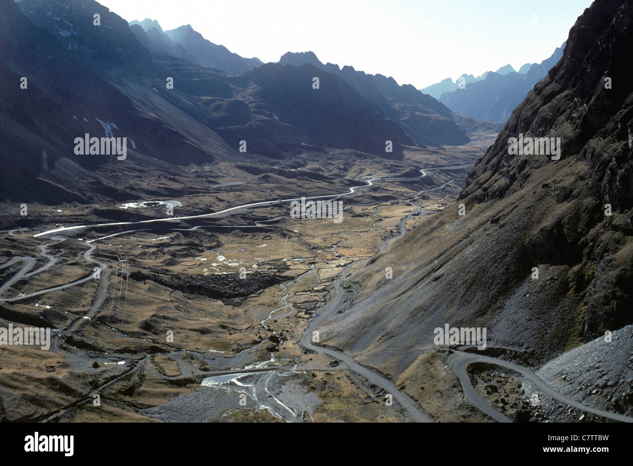 Bolivien, Yungas-Tal Stockfoto