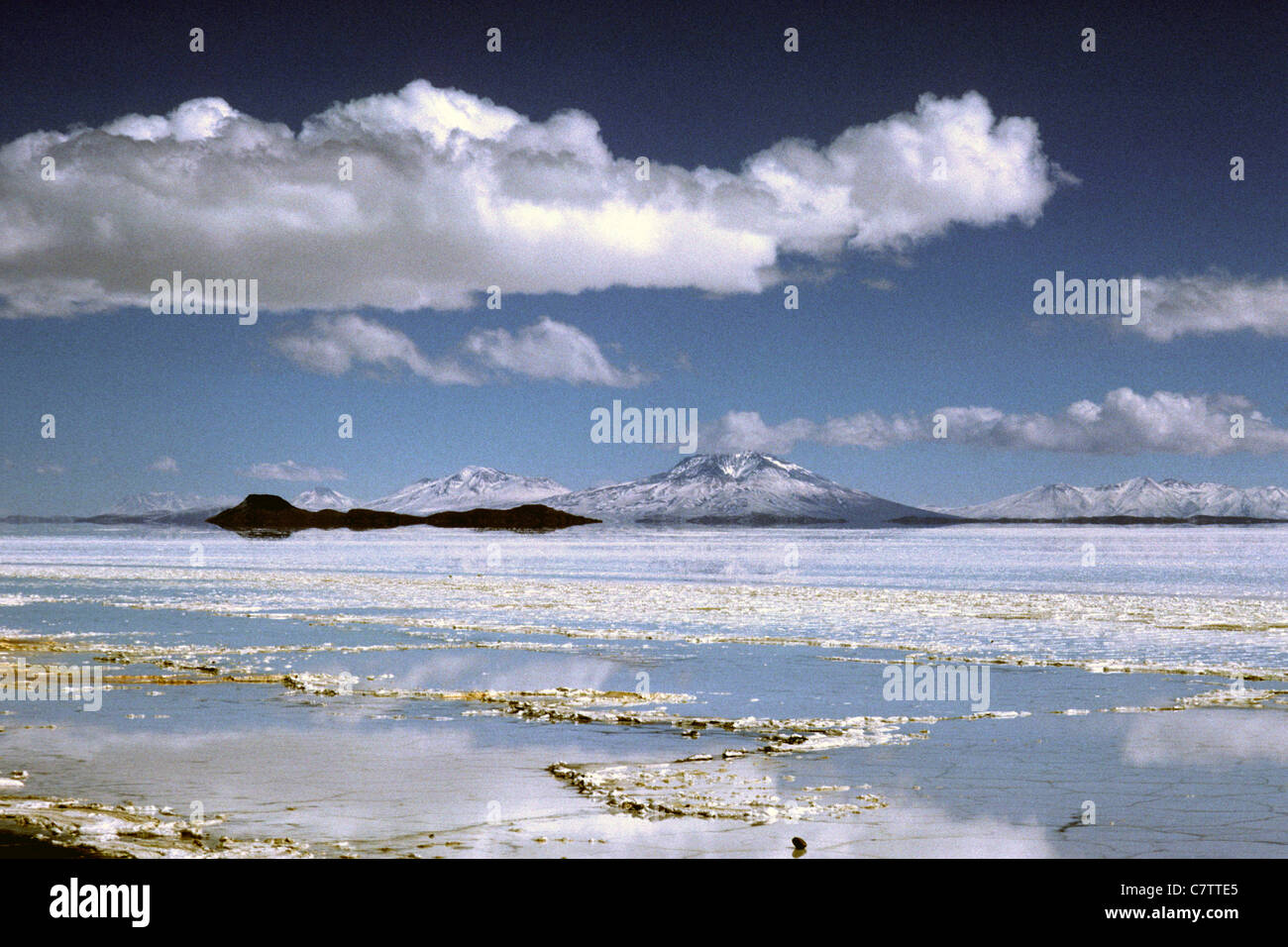 Salar di Uyuni, Bolivien Stockfoto