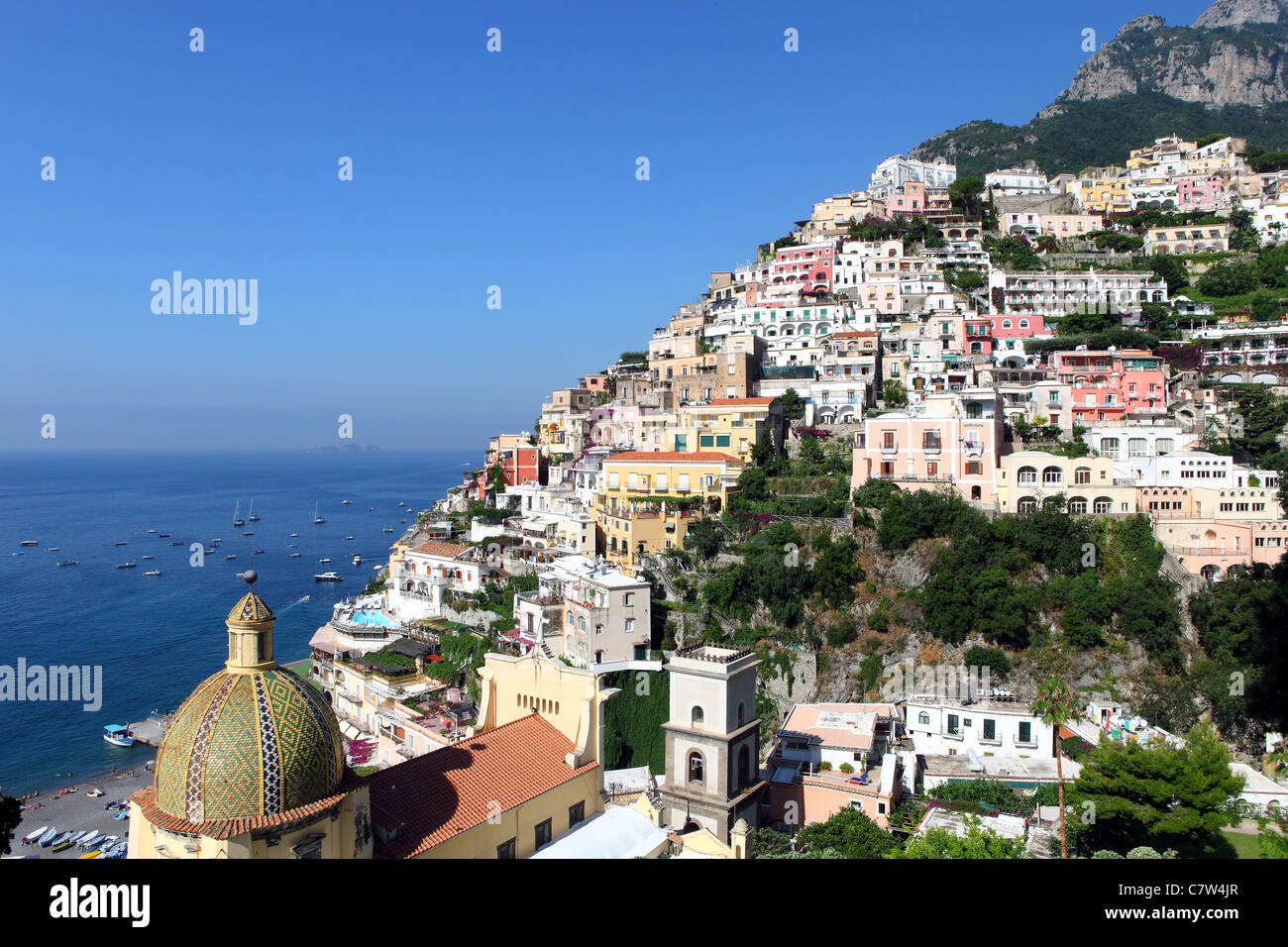 Italien, Kampanien, Amalfiküste, Positano Stockfoto