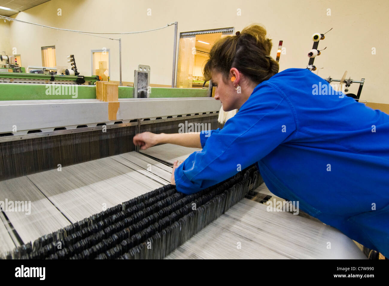 Industrieproduktion textil textilindustrie industrie -Fotos und ...