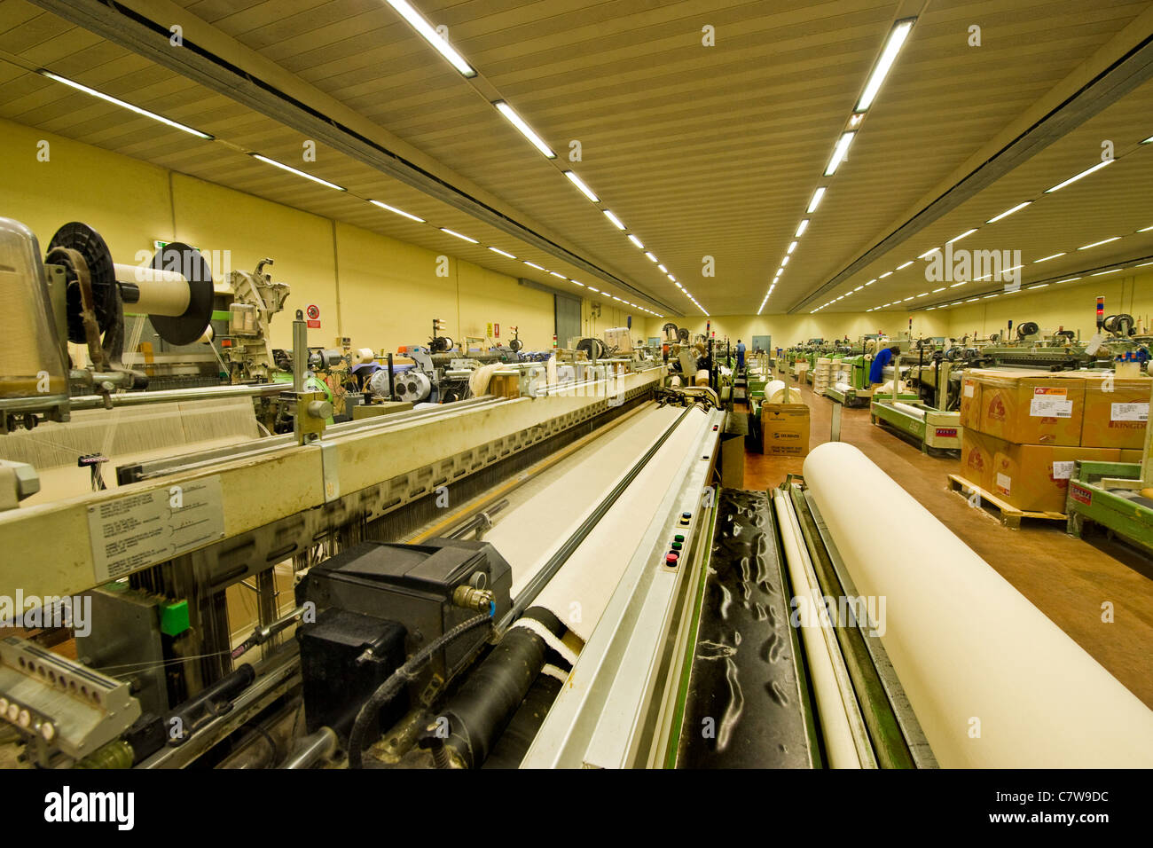 Textilindustrie Stockfoto