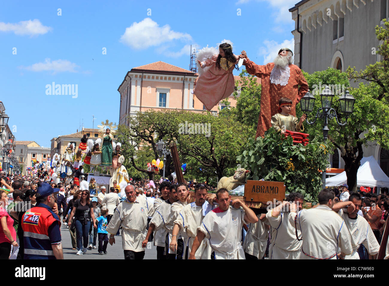 Italien, Molise, Campobasso, Fronleichnam Prozession Stockfoto