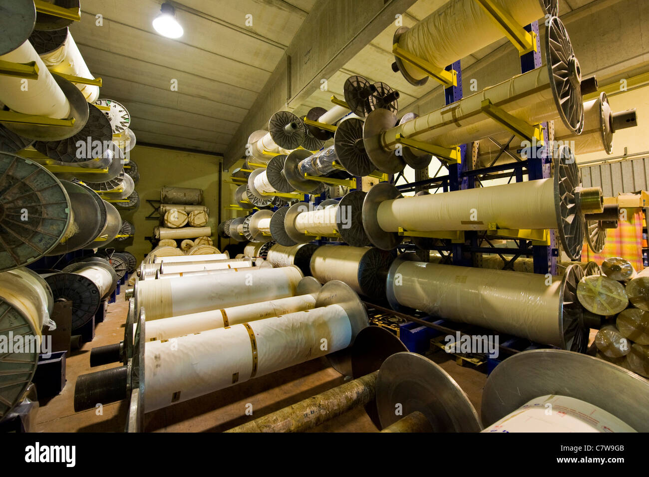 Textilindustrie Stockfoto