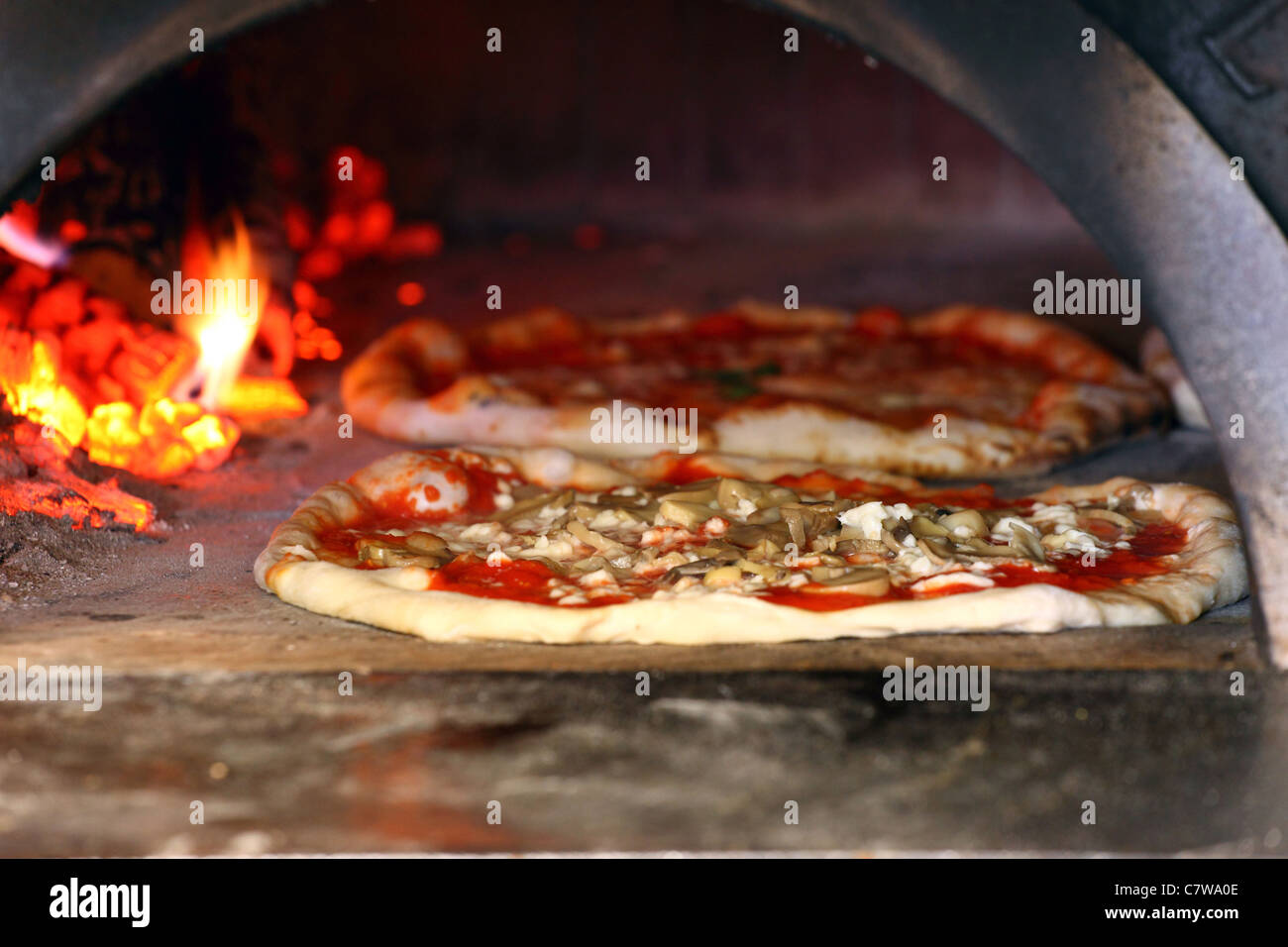 Italien, Kampanien, Neapel, pizza Stockfoto