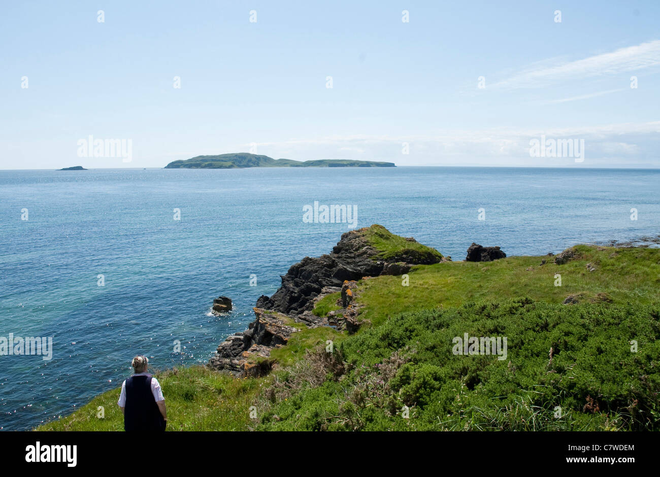 Sanda Island von Macharioch Stockfoto