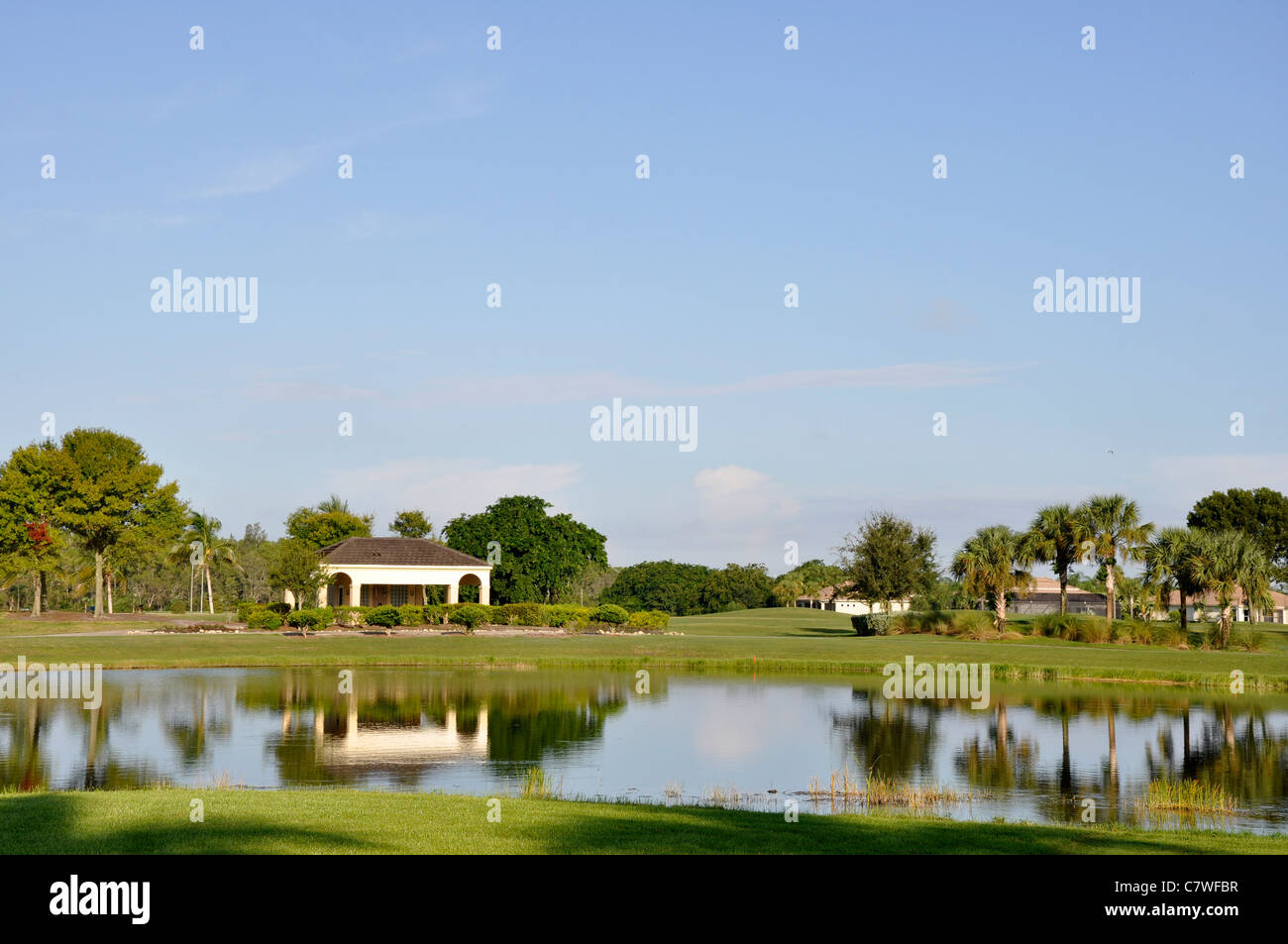 Golfplatz in Naples, Florida Stockfoto