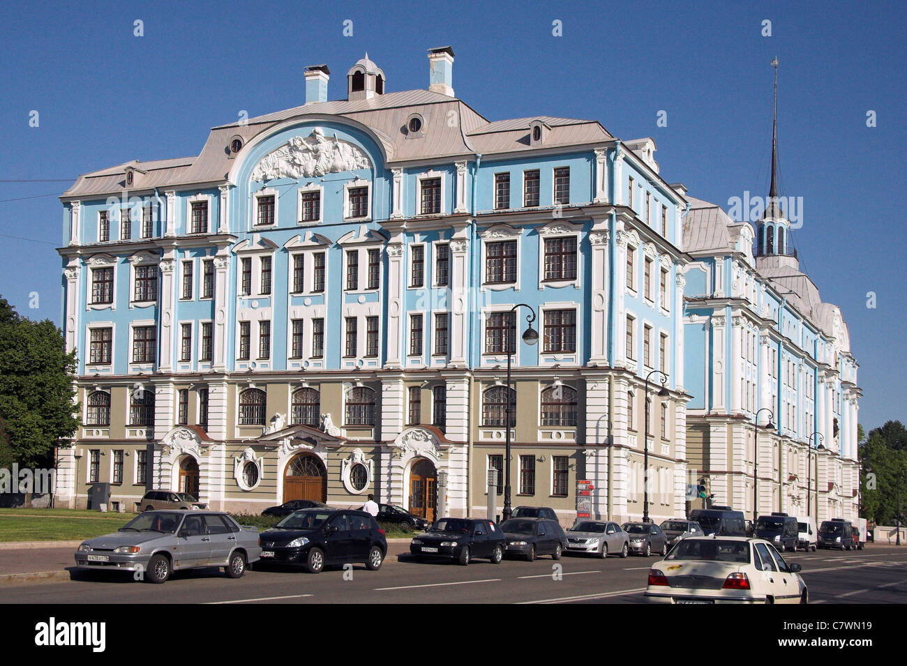 Nakhimov Naval School, St. Petersburg, Russland Stockfoto
