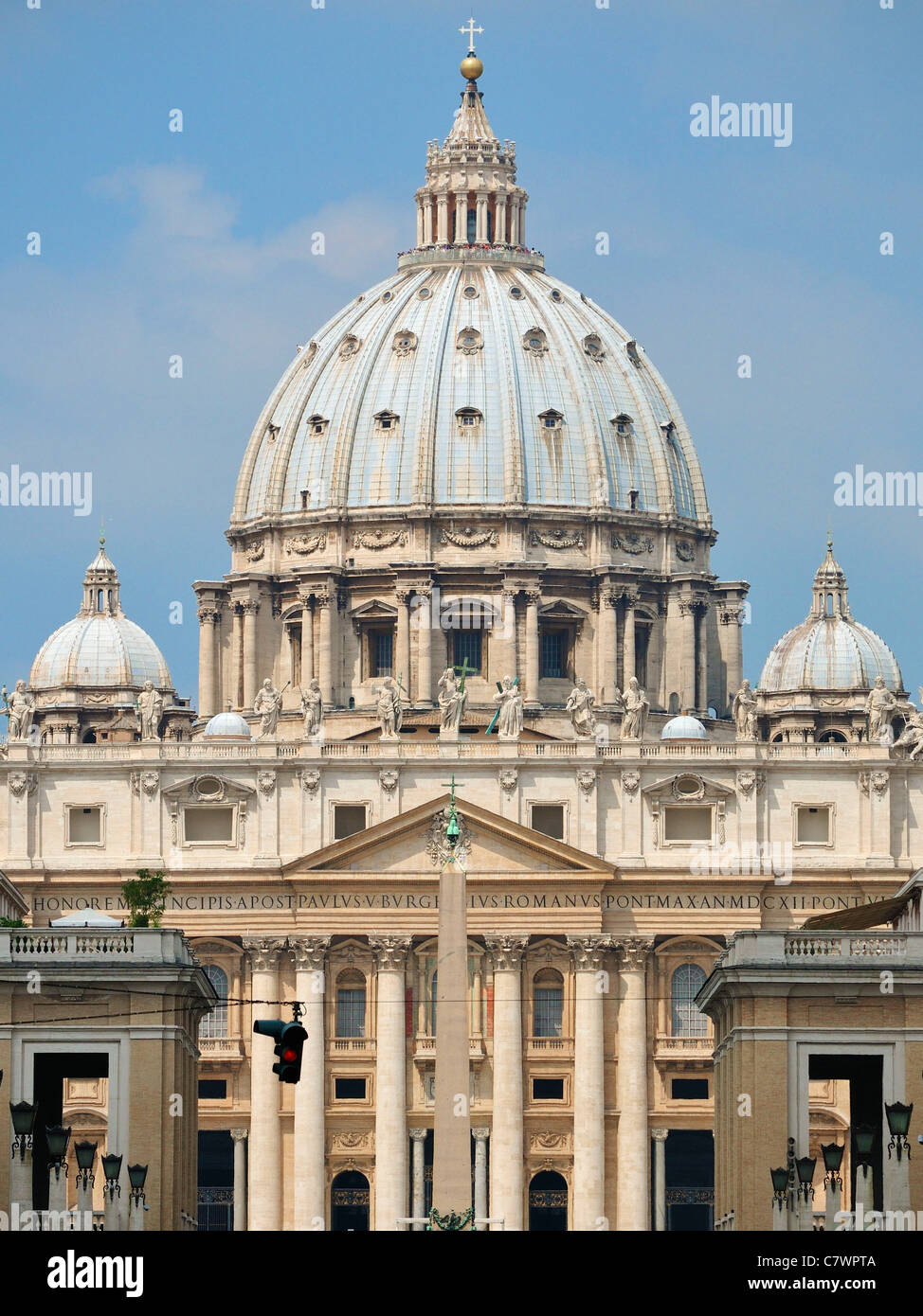 St. Peter Basilika Rom Italien. Stockfoto