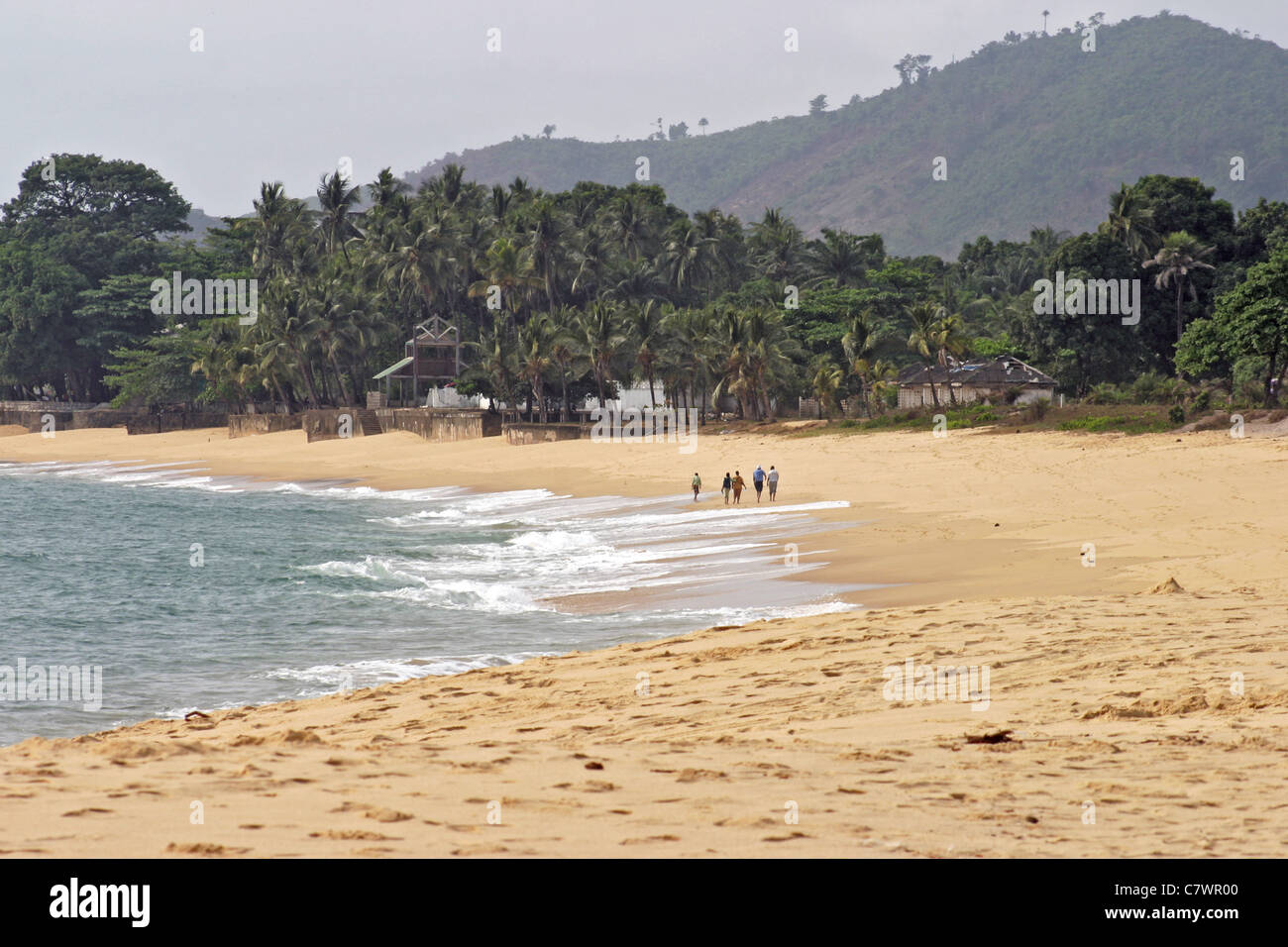 Freetown West und Hamilton Beach Sea Sierra Leone Stockfoto