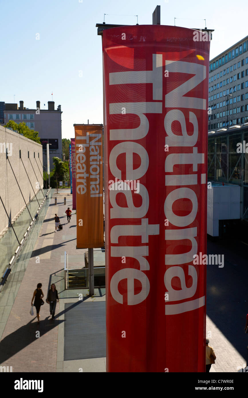 Das Royal National Theatre, Southbank, London, England, UK. Stockfoto