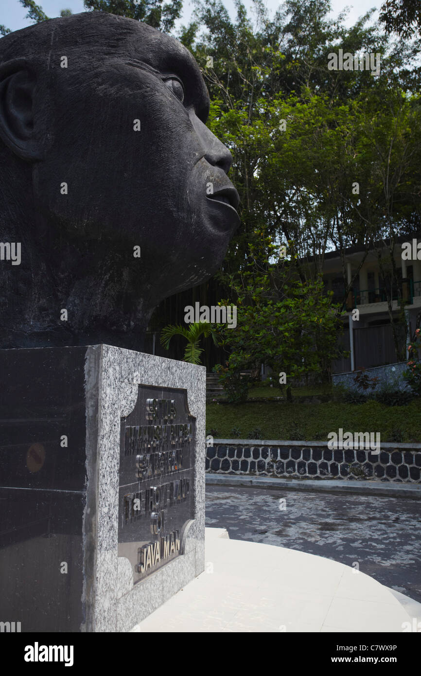 Java-Mensch Website (UNESCO Weltkulturerbe), Sangiran, Solo, Java, Indonesien Stockfoto