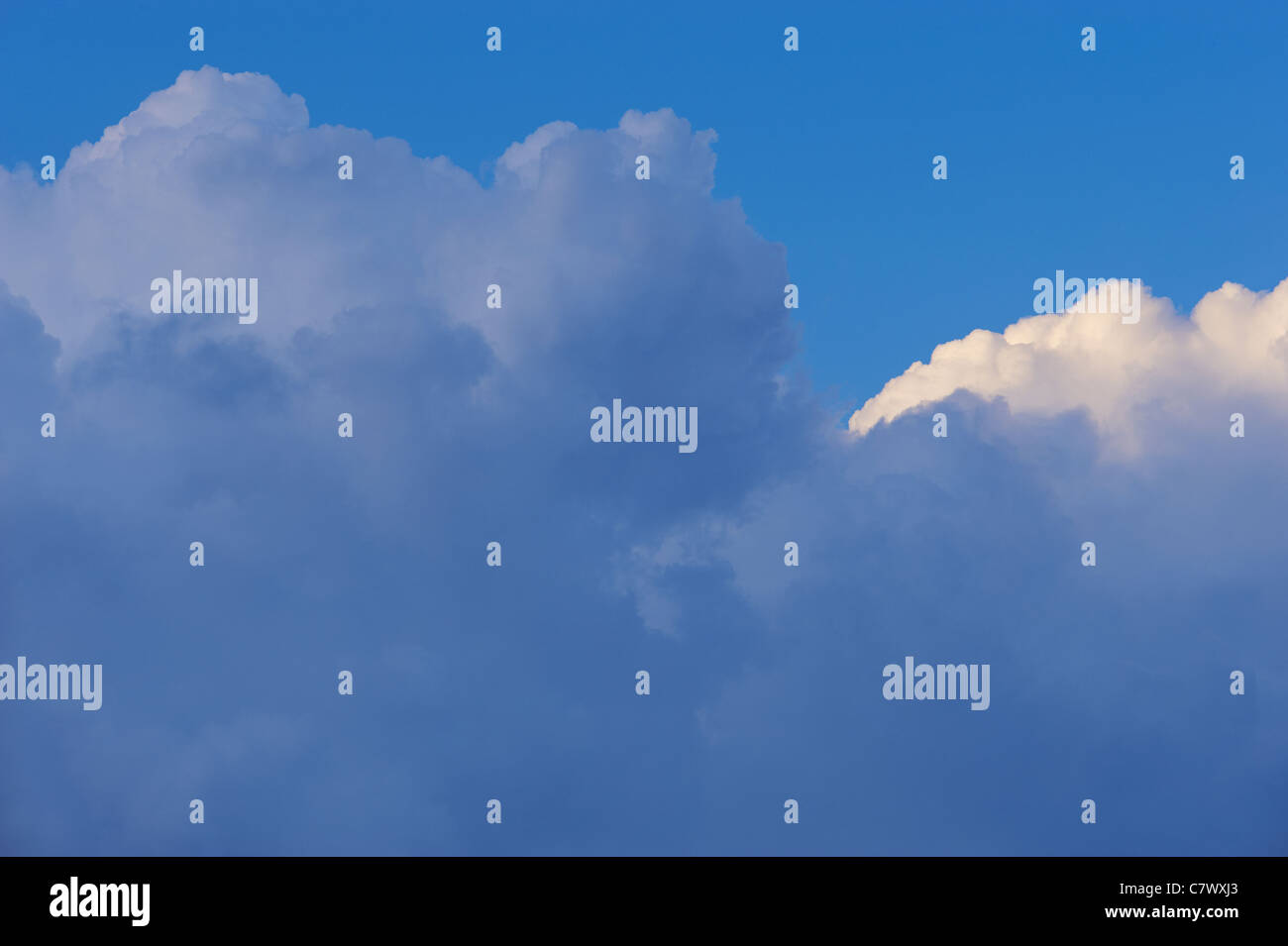 Cumulus Wolkengebilde Stockfoto