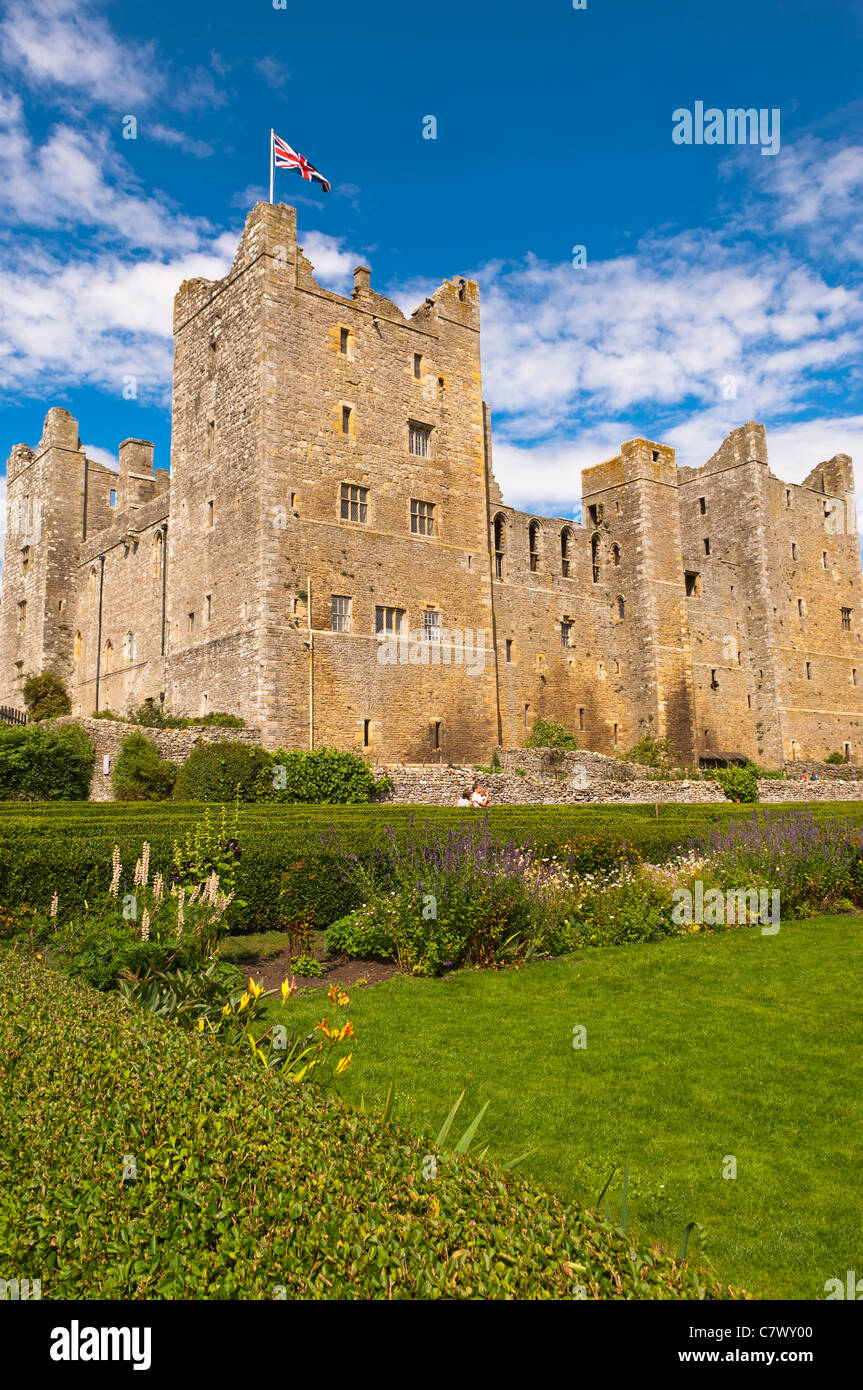 Bolton Castle in der Nähe von Leyburn in North Yorkshire, England, Großbritannien, Uk Stockfoto