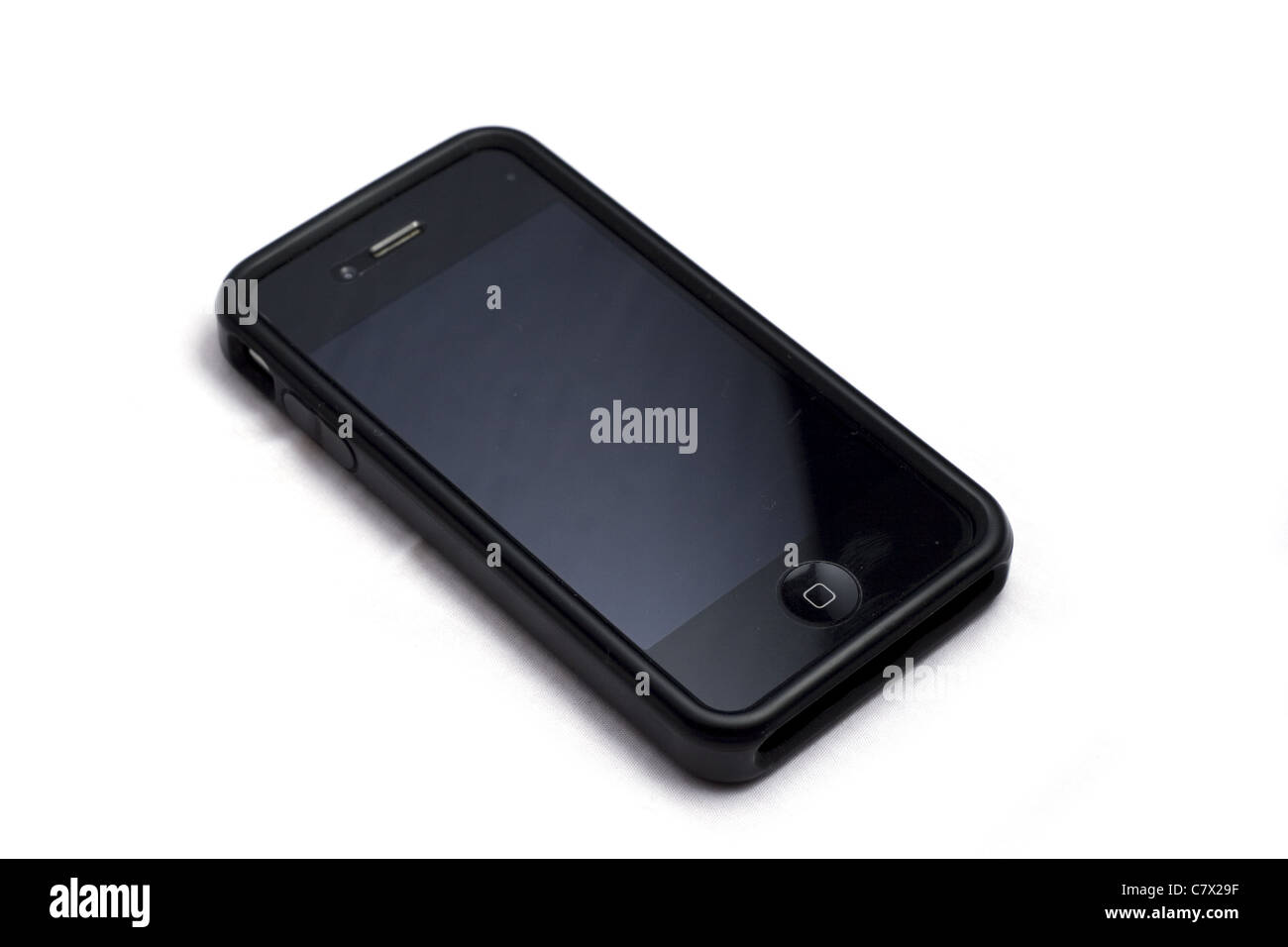 iPhone 4 Handy ausgeschaltet im schlanken Gehäuse Stockfoto