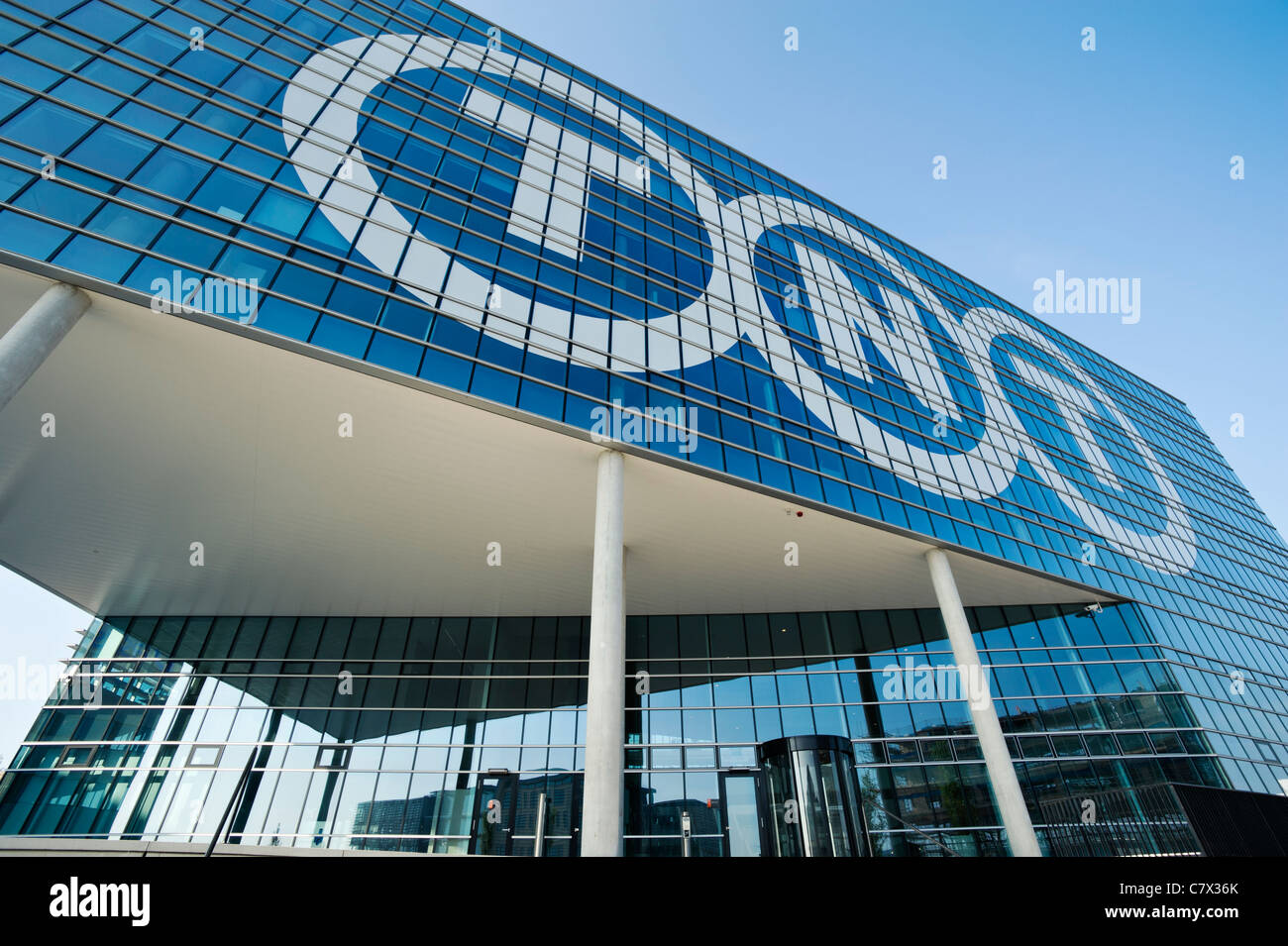 TNT Express nachhaltige Hauptsitz in Hoofddorp, Niederlande Stockfoto
