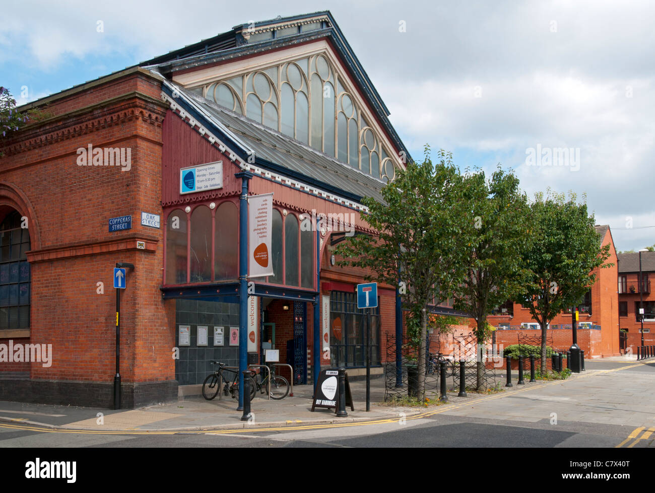 Manchester-Handwerk und Design Centre, bekannt als Manchester Craft Village, Manchester, England, UK Stockfoto