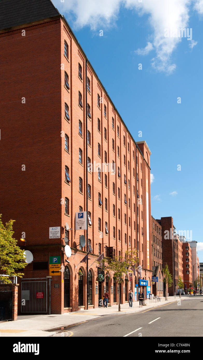 Die "Studentendorf" Gebäude, Chester Street, Manchester, England, UK Stockfoto