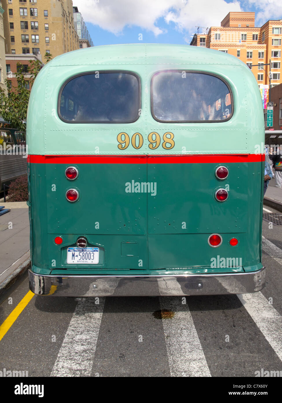 New York Transit Museum bus Stockfoto
