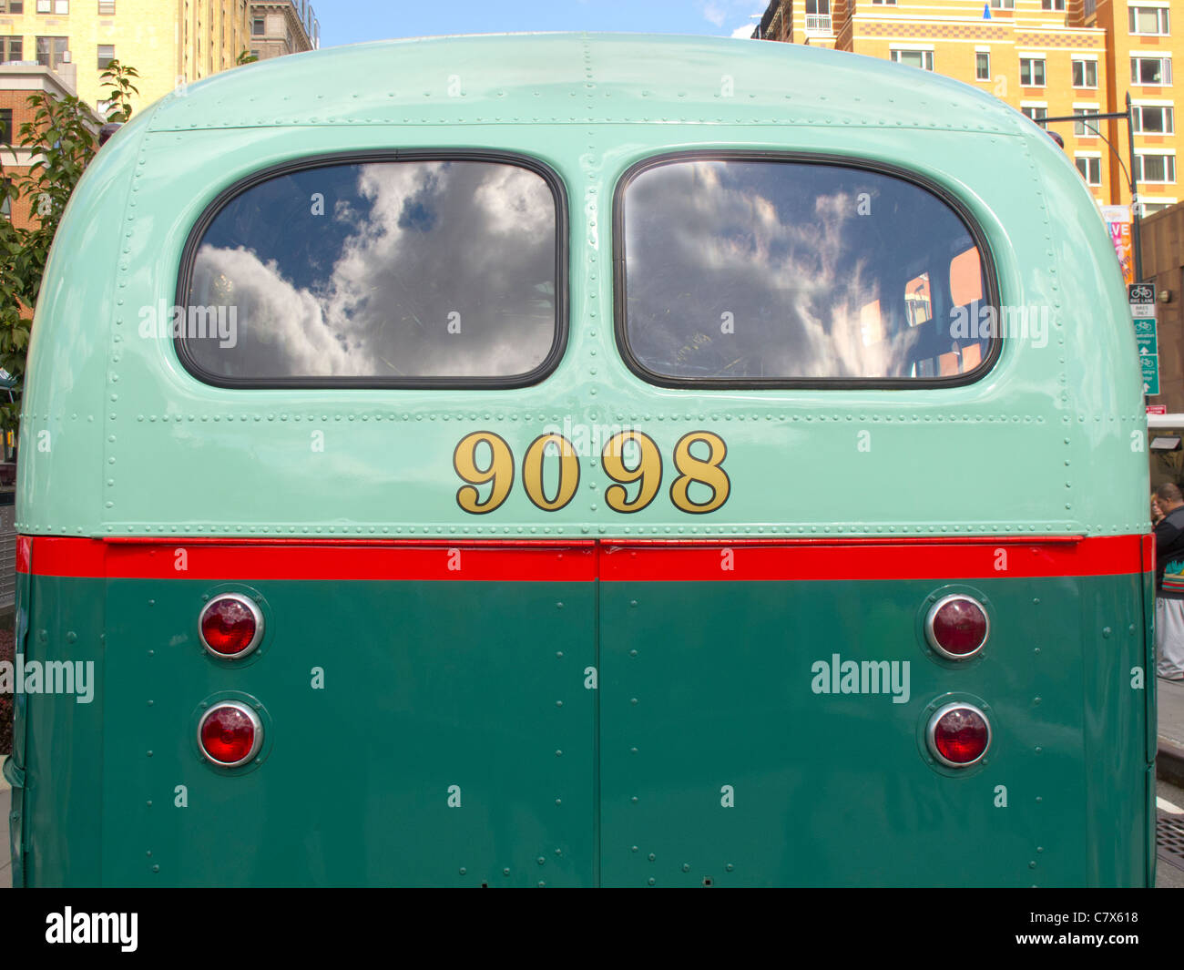 New York Transit Museum bus Stockfoto