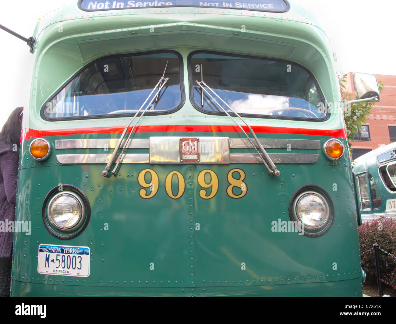 New York Transit Museum bus Stockfoto