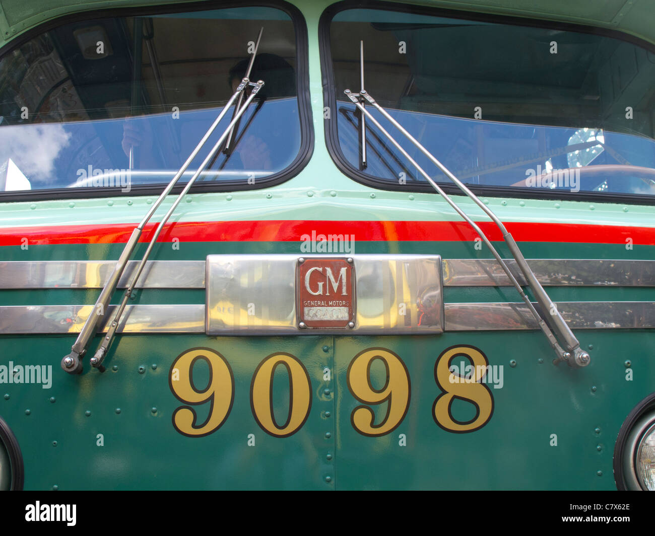 New York Transit Museum bus Stockfoto