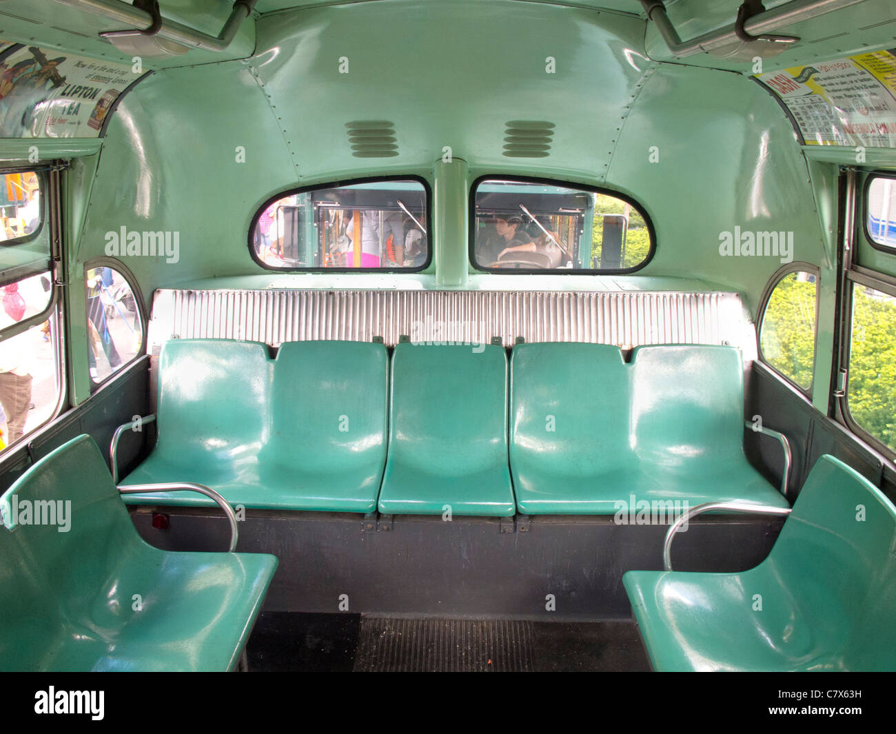 New York Transit Museum bus Stockfoto